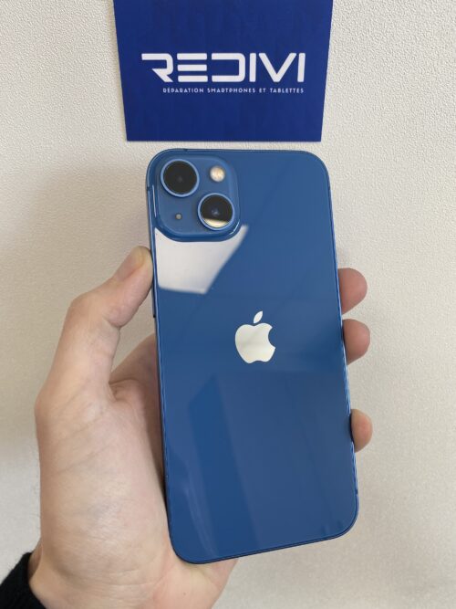 iPhone 13 bleu 128Go reconditionné à Nantes